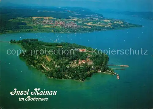 AK / Ansichtskarte Insel_Mainau Fliegeraufnahme Insel Mainau
