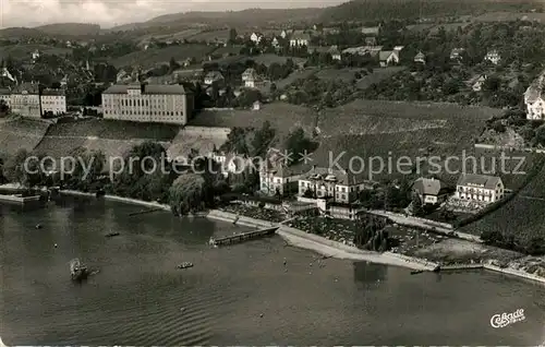 AK / Ansichtskarte Meersburg_Bodensee Fliegeraufnahme Meersburg Bodensee