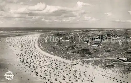 AK / Ansichtskarte Langeoog_Nordseebad Fliegeraufnahme Langeoog_Nordseebad