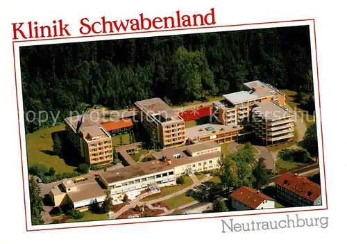 AK / Ansichtskarte Neutrauchburg Klinik Schwabenland Fliegeraufnahme Neutrauchburg