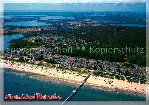 AK / Ansichtskarte Bansin_Ostseebad Fliegeraufnahme Bansin_Ostseebad