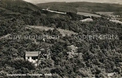 AK / Ansichtskarte Borgholzhausen Fliegeraufnahme Borgholzhausen