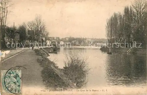 AK / Ansichtskarte Joinville le Pont Quai de la Marne Joinville le Pont