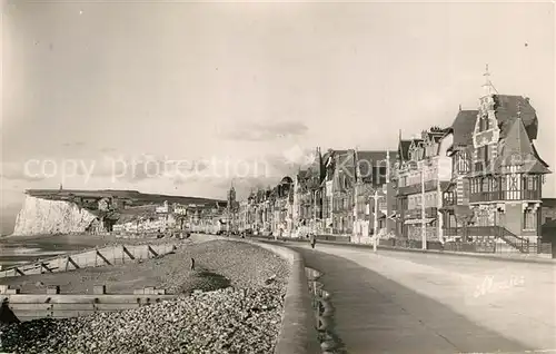 AK / Ansichtskarte Mers les Bains Vue generale la plage Promenade Hotels Mers les Bains