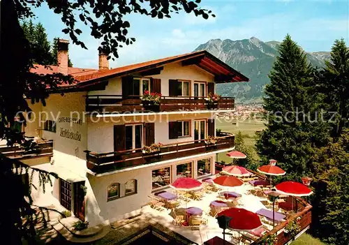 AK / Ansichtskarte Oberstdorf Cafe Restaurant Waldesruhe  Oberstdorf