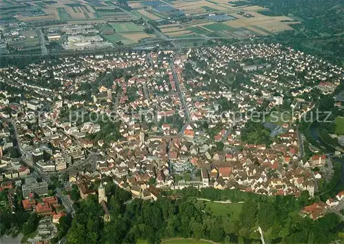 AK / Ansichtskarte Waiblingen_Rems Fliegeraufnahme Waiblingen Rems