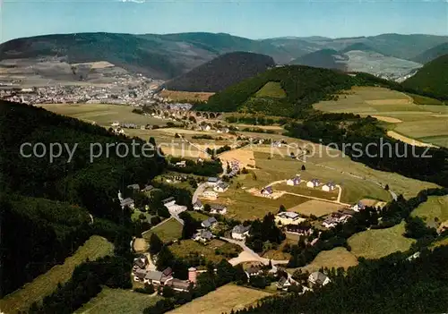 AK / Ansichtskarte Willingen_Sauerland Fliegeraufnahme Strycktal Willingen_Sauerland