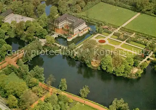 AK / Ansichtskarte Buer_Gelsenkirchen Schloss Berge Fliegeraufnahme Buer Gelsenkirchen