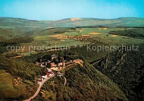 AK / Ansichtskarte Dhaun Schloss Dhaun an der Nahe Fliegeraufnahme Dhaun