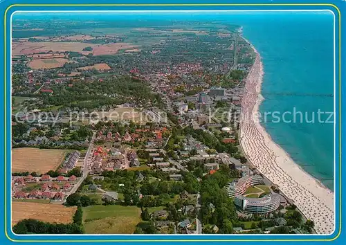 AK / Ansichtskarte Groemitz_Ostseebad Fliegeraufnahme Groemitz_Ostseebad