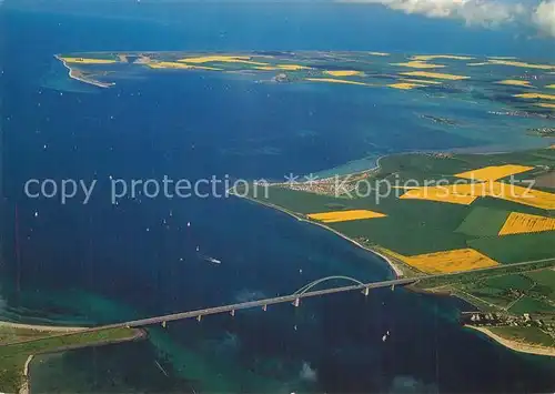 AK / Ansichtskarte Fehmarnsundbruecke Fliegeraufnahme 