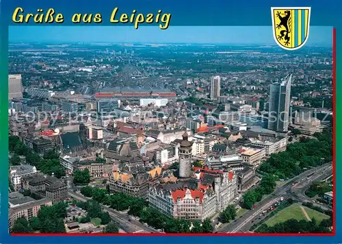 AK / Ansichtskarte Leipzig Fliegeraufnahme Leipzig