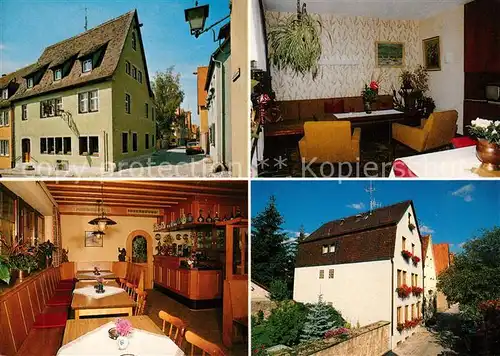 AK / Ansichtskarte Rothenburg_Tauber Gasthaus Zum Schmoelzer Gaestehaus Hofmann Rothenburg Tauber