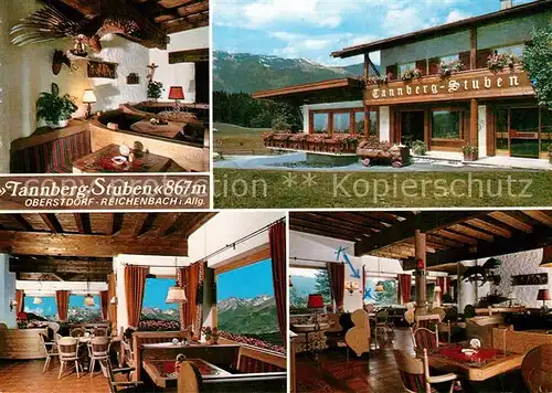 AK / Ansichtskarte Reichenbach_Oberstdorf Restaurant Cafe Tannberg Stuben Reichenbach_Oberstdorf