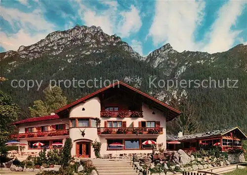 AK / Ansichtskarte Garmisch Partenkirchen Berggasthof Almhuette  Garmisch Partenkirchen