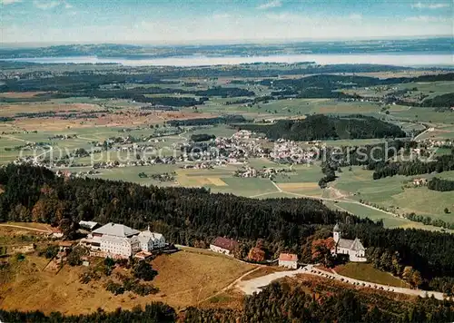 AK / Ansichtskarte Maria_Eck Fliegeraufnahme Kloster Wallfahrtskirche  Maria_Eck