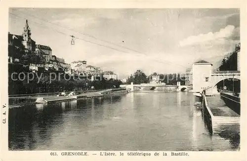 AK / Ansichtskarte Grenoble L Isere Teleferique de la Bastille Grenoble