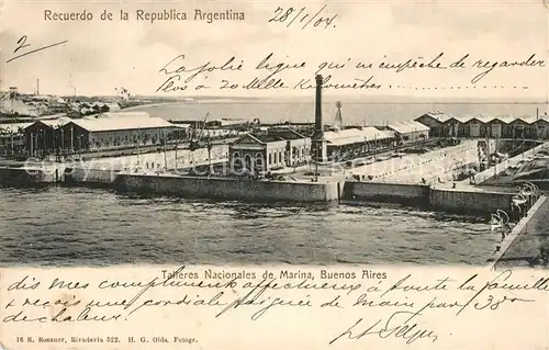 AK / Ansichtskarte Buenos_Aires Nacionales de Marina Buenos Aires