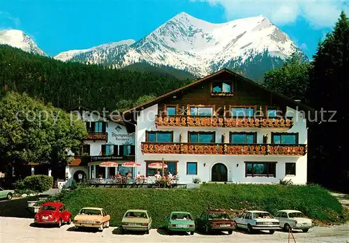 AK / Ansichtskarte Kruen Alpengasthof Barmsee Alpen Kruen