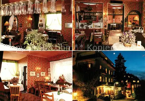 AK / Ansichtskarte Badenweiler Uli s Stueble Restaurant Hotel Eberhardt Burghardt Badenweiler