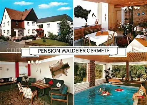 AK / Ansichtskarte Germete Pension Waldeier Hallenbad Luftkurort Germete