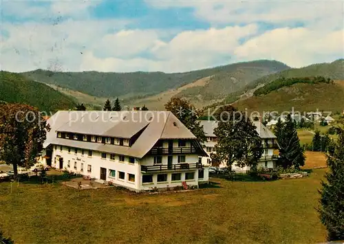 AK / Ansichtskarte Bernau_Schwarzwald Gasthof Pension Roessle Hoehenluftkurort Bernau Schwarzwald