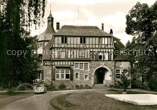 AK / Ansichtskarte Bad_Salzhausen Haus Christiansruh Kurhaus Bad_Salzhausen