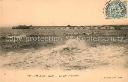 AK / Ansichtskarte Trouville sur Mer Jetee Promenade Trouville sur Mer