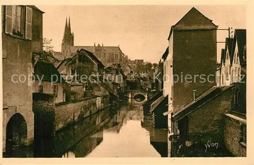 AK / Ansichtskarte Chartres_Eure_et_Loir L Eure au Pont Saint Hilaire Chartres_Eure_et_Loir