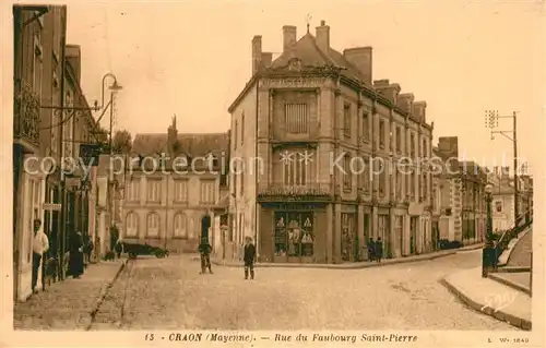 AK / Ansichtskarte Craon_Mayenne Rue d Faubourg Saint Pierre Craon Mayenne