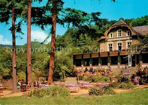 AK / Ansichtskarte Lorch_Rheingau Waldhotel Cafe Restaurant Kammerburg Gartenterrasse Lorch Rheingau