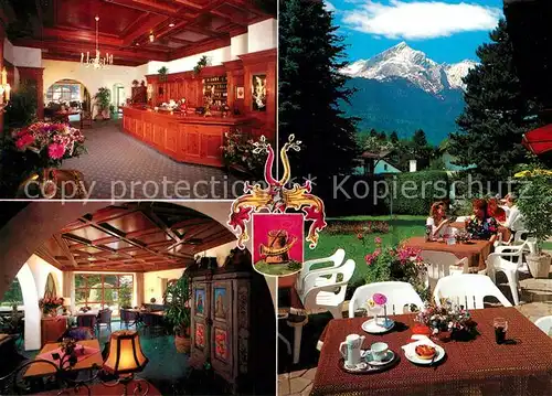 AK / Ansichtskarte Garmisch Partenkirchen Hotel Garmischer Hof Alpenblick Garmisch Partenkirchen