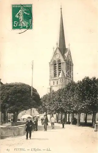 AK / Ansichtskarte Vittel Eglise  Vittel