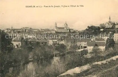 AK / Ansichtskarte Segre St. Joseph Eglise et Hotel de Ville Segre