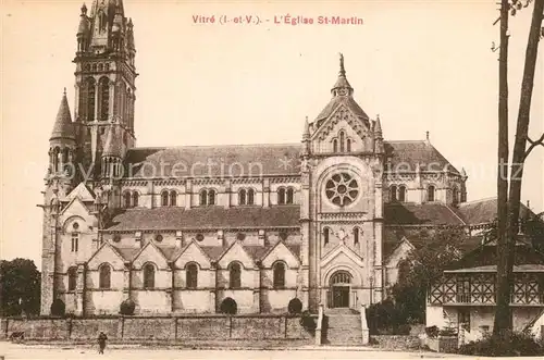 AK / Ansichtskarte Vitre_d_Ille et Vilaine Eglise saint Martin Vitre_d_Ille et Vilaine