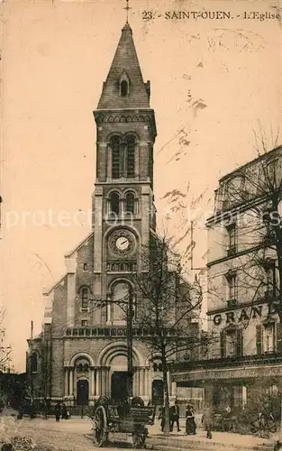 AK / Ansichtskarte Saint Ouen_Seine Saint Denis Eglise Saint Ouen