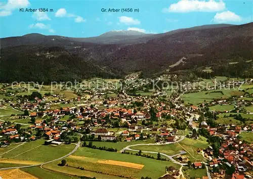 AK / Ansichtskarte Bodenmais Fliegeraufnahme Kleiner und Grosser Arber Bodenmais