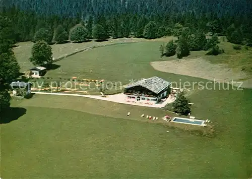 AK / Ansichtskarte Hintersee_Berchtesgaden Fliegeraufnahme Hotelpension Zulehen Hintersee Berchtesgaden