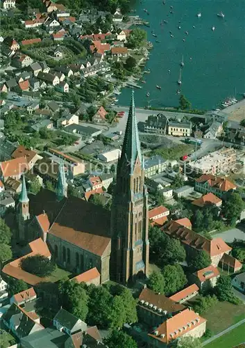 AK / Ansichtskarte Schleswig_Schlei Fliegeraufnahme Petri Dom Schleswig_Schlei