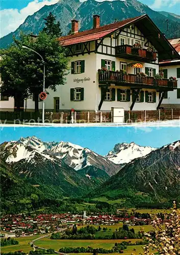 AK / Ansichtskarte Oberstdorf Gaestehaus Wolfganghaus Panorama Oberstdorf