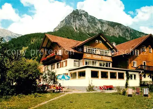 AK / Ansichtskarte Oberstdorf Cafe Pension Restaurant Viktoria Oberstdorf