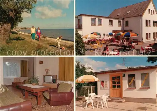 AK / Ansichtskarte Boltenhagen_Ostseebad Pension Restaurant Haus am Deich Appartements Boltenhagen_Ostseebad