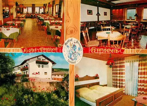 AK / Ansichtskarte Rothenkirchen_Oberfranken Hotel Gasthof Hansveit Restaurant Fremdenzimmer Rothenkirchen Oberfranken