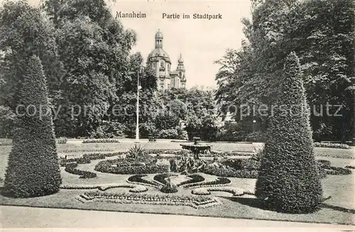 AK / Ansichtskarte Mannheim Stadtpark Mannheim