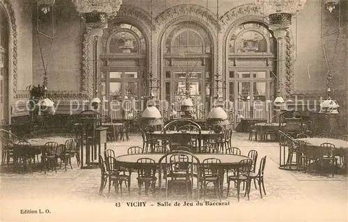 AK / Ansichtskarte Vichy_Allier Salle de Jeu du Baccurat Vichy Allier