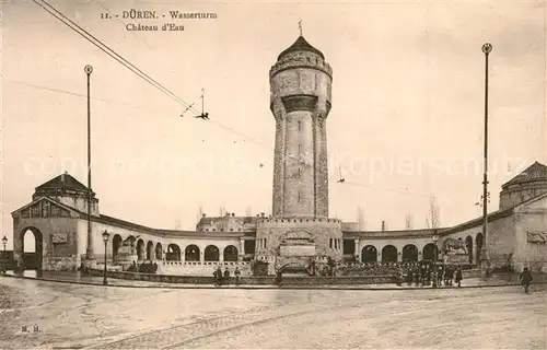 AK / Ansichtskarte Dueren_Rheinland Wasserturm Dueren_Rheinland