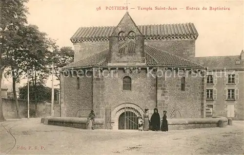 AK / Ansichtskarte Poitiers_Vienne Temple Saint Jean  Poitiers Vienne