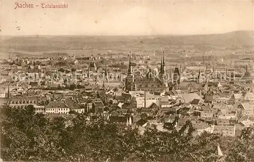 AK / Ansichtskarte Aachen Fliegeraufnahme Aachen