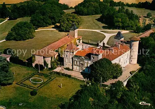 AK / Ansichtskarte Saint Clar Chateau de Magnas Vue aerienne Saint Clar