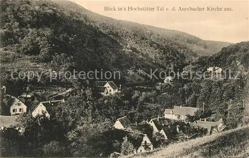 AK / Ansichtskarte Auerbach_Bergstrasse Hochstaetter Tal Auerbach_Bergstrasse